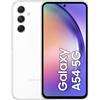 SAMSUNG MOBILE Samsung Galaxy A54 5G Display FHD+ Super AMOLED 6.4", Android 13, 8GB RAM, 128GB, Doppia SIM, Batteria 5.000 mAh, Awesome White SM-A546BZWCEUE