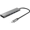 Trust Halyx USB 3.2 Gen 1 (3.1 Gen 1) Type-C 104 Mbit/s Alluminio 24191