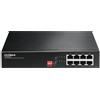 Edimax ES-1008PH V2 switch di rete Non gestito Fast Ethernet (10/100) Supporto Power over Ethernet (PoE) Nero ES-1008PH V2