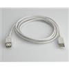 Value USB 2.0 Cable, Type A, 3.0 m cavo USB 3 m USB A Bianco RO11.99.8961