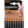 Duracell Plus Batteria monouso Mini Stilo AAA Alcalino DU0210