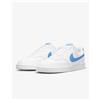 Scarpe Sneakers UOMO Nike Court Vision Low Next Nature Bianco Azzurro DH2987-105