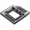 DIGITUS 2nd SSD/HDD SATA Notebook Caddy for 2.5' SATA I-III SSD/HDD, 12.7mm