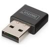 DIGITUS Wireless 300N USB 2.0 adapter, 300Mbps Realtek 8192 2T/2R, with WPS button