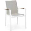 BIZZOTTO KUBIK BIANCA SEDIA CON BRACCIOLI 0663215 BIZZOTTO