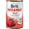 BRIT Pate&Meat beef 400g paté di manzo per cani
