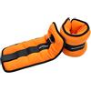 Fitvids Signature Fitness BalanceFrom GoFit - Pesi completamente regolabili per caviglia, polso, braccio, gamba, cinghia regolabile, arancione, 4,5 kg ciascuno (9,1 kg coppia)
