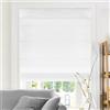Chicology, Trattamenti per finestre, tonalità romane, tessuto in poliestere plastica metallo acciaio, neve belga (privato e filtraggio della luce), 31 W X 64 H
