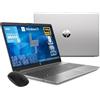 HP 250 G9 Notebook 2024 Ultra Silenzioso, RAM 16GB, SSD 512GB, Display FullHD 15.6, Intel N6000 4 Core da 3,3 GHz, tastiera retroilluminata, touch id, Win 11 Pro, Libre office, pronto All'uso