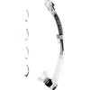 Cressi AERATORE Corfu SIL. Clear/Tubo Argento/Azzurro