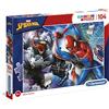 Clementoni - 27117 - Supercolor Puzzle - Marvel SpiderMan - 104 pezzi