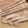 WOMB Ventaglio della Sposa,Ventagli Matrimonio Personalizzati Legno,ventagli Personalizzati con Nome,ventaglio con Scritta,Personalizzato (20pcs)