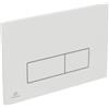 Ideal Standard placca di comando doppio tasto Oleas M2 bianco