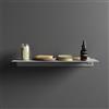 T&B Mensola da bagno in alluminio grigio opaco 20 cm | Bergen