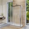 Parama Box doccia 3 lati 80x100x80 cm con porta scorrevole e vetro temperato 6mm opaco | Ustica
