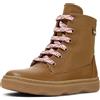 Camper Kiddo K900363, Lace Up Bootie Bambine e ragazze, Marrone medio 008, 26 EU