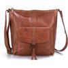 Spikes & Sparrow Crossover in pelle Sierra, Brandy, One size, Western