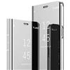 MRSTER Huawei P30 Cover, Mirror Clear View Standing Cover Full Body Protettiva Specchio Flip Custodia per Huawei P30 (2019). Flip Mirror: Silver