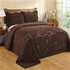 Better Trends BSASTWCH Copriletto, Cotone, Cioccolato, Twin Bedspread