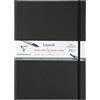Clairefontaine 975343C Taccuino Layout doppio lato apertura a piatto- 25 fogli Carta bianca extraliscia A4 21x29,7 cm 220g -Per disegno con pennarello ad alcool, inchiostro di china e Line Art