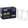 De'Longhi 2 Bicchieri Termici di Vetro a Doppia Parete DLSC324, Vetro Resistente in Borosilicato, Confortevole da Tenere, Senza Condensazione, Lavabile in Lavastoviglie, Capacità 220ml