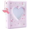 KeCool Kpop - Raccoglitore per fotocarte, 7 cm, carta fotografica, libro carino, mini album fotografico, grazioso album fotografico, con grazioso ciondolo, per collezione di carte