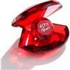 Movdyka Conchiglia di cristallo per 40° matrimonio di rubino per moglie, partner, coppie, regali 40 anni di matrimonio, romantico, ornamento per la decorazione della casa