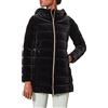 Geox W FELYXA LONG JKT Donna Giacca Nero (Black F9000), 46