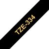 BROTHER Nastri compatibile con Brother TZE-334 - oro su nero - 8 metri - 12MM
