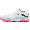 PUMA Future 7 Match TT, Soccer Shoe Uomo, White Black-Poison Pink, 42 EU