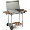 Ompagrill BARBECUE A GAS 4068 DOPPIO STAINLESS GPL E/O METANO, 114X47X86 CM - OMPAGRILL