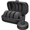 Spigen Tesla Model 3 Y S X [4 Pezzi] Tampone in Gomma per Cric, Cuscinetto Jack Pad di Sollevamento con Custodia Rigida, Accessori Tesla - Carbon Edition