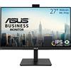 ASUS BE279QSK Monitor 27", FullHD (1920x1080), HDMI, IPS, Frameless, Webcam FullHD Integrata, Microfono, Speaker Integrati, Design Ergonomico, Eye Care, Riduzione Luce Blu, Nero