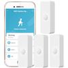 SENCKIT Sensore di movimento WiFi PIR: rilevatore di movimento interno intelligente con avvisi e registrazioni di notifica dell'applicazione, batteria inclusa, rilevatore di movimento a infrarossi 3 pezzi