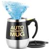 Mengshen Tazza con Miscelatore/Auto Magnetic Mug Self Stirring Coffee Cup for Coffee/Tea/Hot Chocolate/Cocoa Protein 400ml, A006M Black