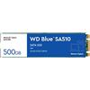 Western Digital WD Blue SA510, 500 GB, M.2 SATA SSD, fino a 560 MB/s, Include Acronis True Image per Western Digital, clonazione e migrazione del disco, backup completo e ripristino rapido, protezione da ransomware