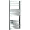 Made in Italy Radiatore termoarredo scaldasalviette dritto in acciaio cromato H: 680mm - L: 500mm - I: 450mm - R: 179 Watt