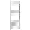Made in Italy Radiatore termoarredo scaldasalviette curvo in acciaio bianco H: 1800mm - L: 500mm - I: 450mm - R: 937 Watt