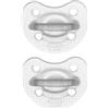 Chicco PhysioForma - Succhietto Gommotto 16-36M Crystal in Silicone, 2 Pezzi