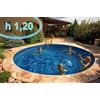 Piscina Rotonda Tirrenia Ø 4,6 m - altezza 120 cm - 18 mc