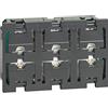 Bticino K4652M3 Comando per Gestire fino a 3 Funzioni ON/OFF per Luci e SU/GIÙ per Tapparella, Utilizzabile anche Come Comando Scenari, 3 Moduli, da Completare con Cover a 1/2 Moduli Serie Living Now