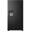 HI SENSE Hisense - frigorifero side-by-side 4 porte, Libera installazione 632 L Classe Energetica E Nero - RS818N4TFE