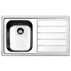 Apell PRONTA CONSEGNA - SPEDIZIONE IMMEDIATA Lavello da Incasso 1 Vasca con Gocciolatoio a Destra Semifilo 86 x 50 cm Acciaio Inox Linear Apell LN861IRBC