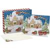 Lang Santa'S Workshop 1004894 - Biglietti natalizi in scatola