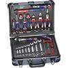 KWB 370780 Valigetta Utensili In Alluminio, 129 Pezzi