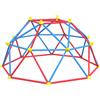 Outsunny Struttura per Arrampicata per Bambini 3-8 Anni in Metallo per 4 Bimbi con Design Sicuro e Resistente Ø183x90cm Multicolore|Aosom