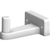 NINKA 3837.90 30300 Ripiano Girevole con Piastra distanziatrice per Armadio angolare da Cucina, in plastica, Colore: Grigio Alluminio, Argento