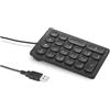 Kensington Tastierino Numerico Cablato USB-A da 21 Tasti Silenziosi a Forbice, di cui 4 di Scelta Rapida, per Windows, macOS e Chrome OS
