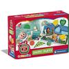 Clementoni - 18105 - Cocomelon Shapes Party - Gioco educativo per Imparare Forme Geometriche e Colori, flashcard, Gioco Cocomelon Bambini 2-4 Anni, Ecologico - Materiali riciclati, Made in Italy