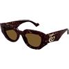 GUCCI GG1421S 002 51/20 NEW COLLECTION OCCHIALI DA SOLE SUNGLASSES SONNENBRILLE